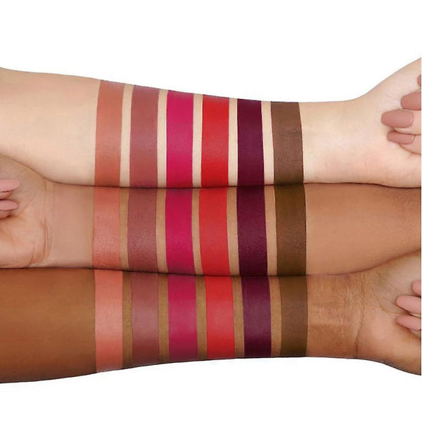 6-Piece Velvet Matte Liquid Lipstick Set with a waterproof, long-lasting, non-sticky formula in stunning nude shades. Quick-drying with up to 24-hour stay, ideal for daily use or as a makeup gift for women, Combo Pack (6 x 2.5ML each).