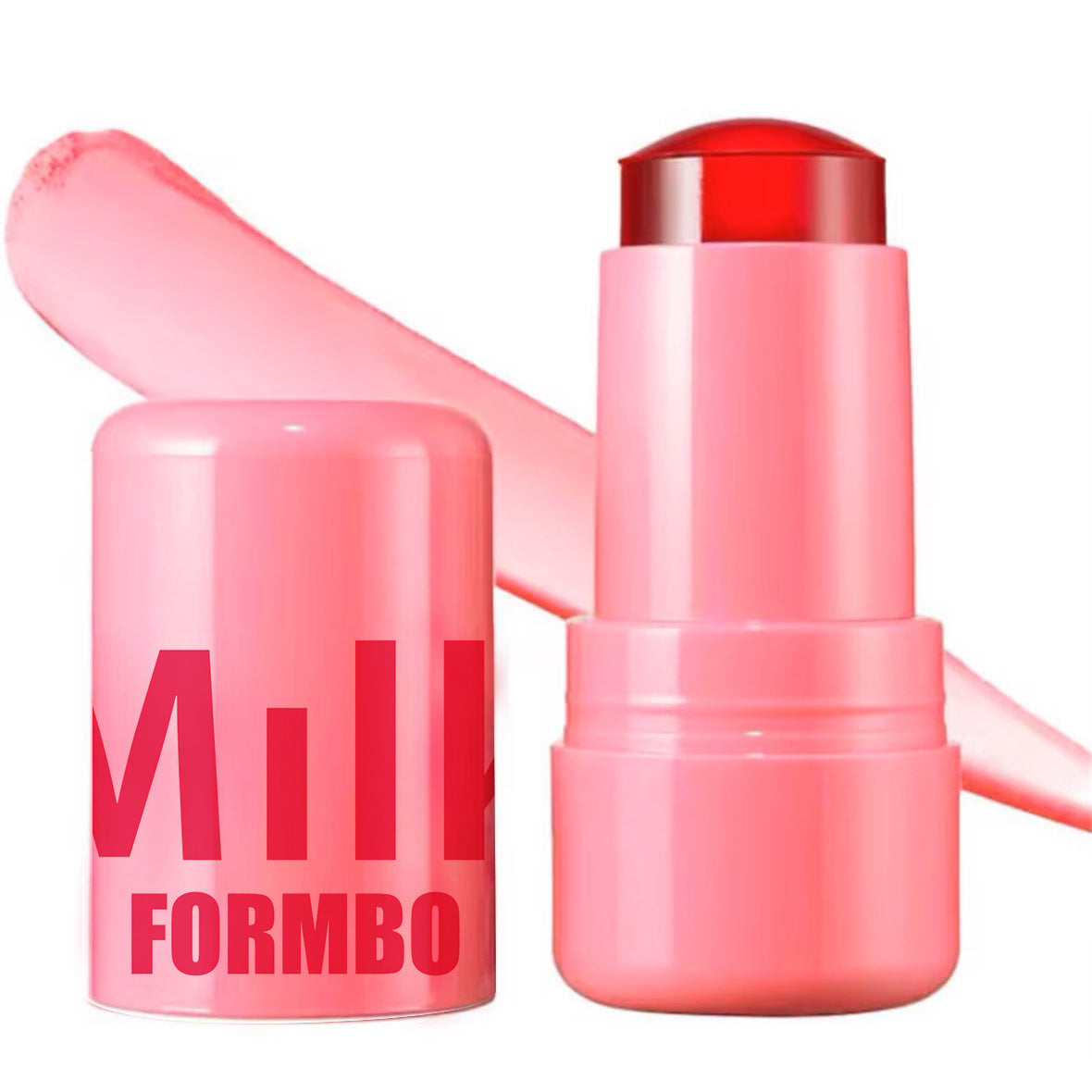 4 Colors Jelly Blush Stick Lip Balm Eyeshadow 3-in-1 Multi-Use Matte Blush Moisturize Brighten Lip Gloss Multi-Use Blush Makeup