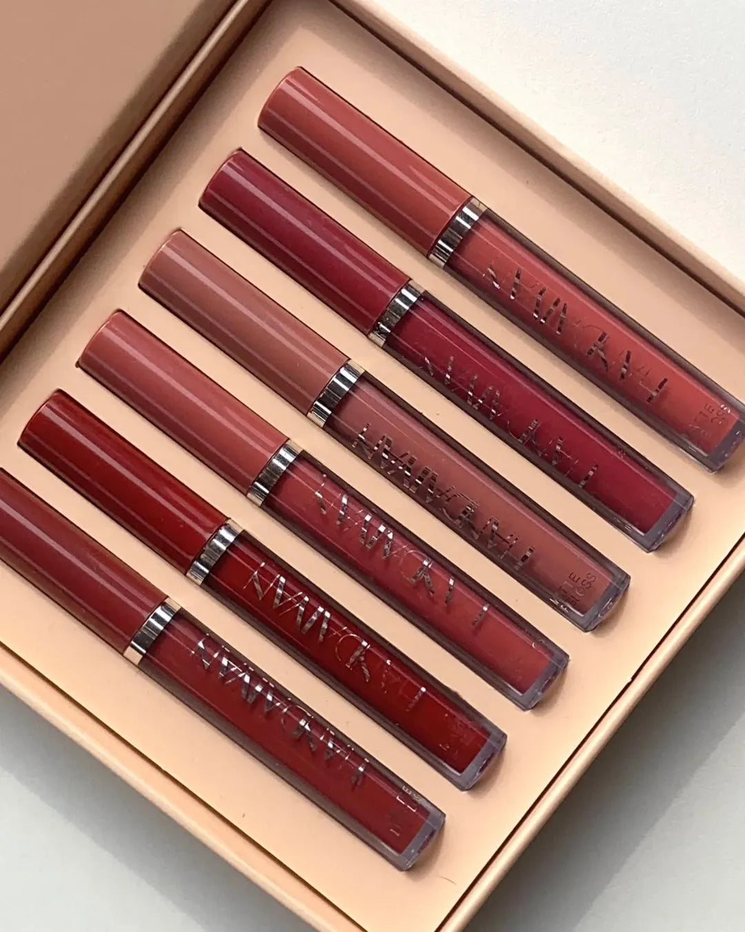 6-Piece Velvet Matte Liquid Lipstick Set with a waterproof, long-lasting, non-sticky formula in stunning nude shades. Quick-drying with up to 24-hour stay, ideal for daily use or as a makeup gift for women, Combo Pack (6 x 2.5ML each).