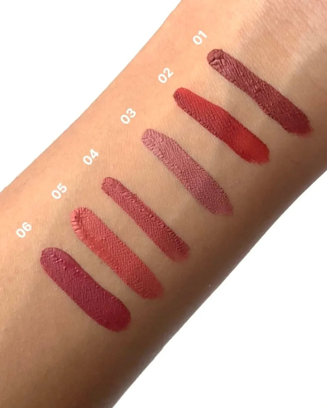 6-Piece Velvet Matte Liquid Lipstick Set with a waterproof, long-lasting, non-sticky formula in stunning nude shades. Quick-drying with up to 24-hour stay, ideal for daily use or as a makeup gift for women, Combo Pack (6 x 2.5ML each).
