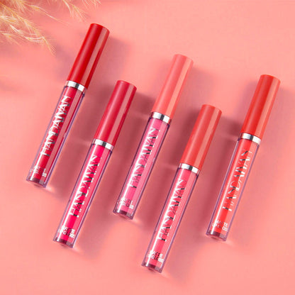 6-Piece Velvet Matte Liquid Lipstick Set with a waterproof, long-lasting, non-sticky formula in stunning nude shades. Quick-drying with up to 24-hour stay, ideal for daily use or as a makeup gift for women, Combo Pack (6 x 2.5ML each).