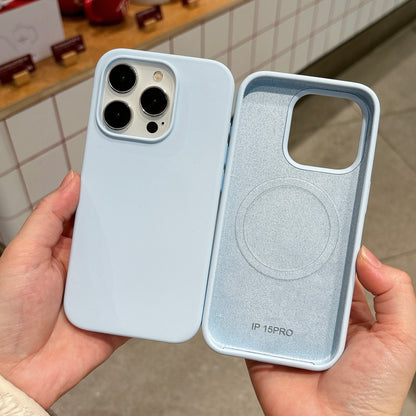 Luxury Liquid Silicone For Magsafe Case For iPhone 17 Air 16 Plus 15 14 13 12 Pro Max 17Pro Wireless Charging Skin Smooth Cover.