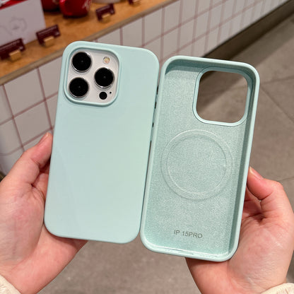 Luxury Liquid Silicone For Magsafe Case For iPhone 17 Air 16 Plus 15 14 13 12 Pro Max 17Pro Wireless Charging Skin Smooth Cover.