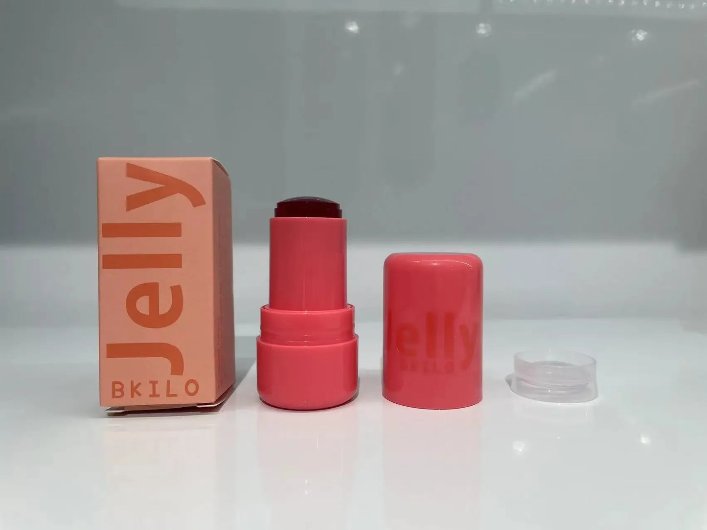 4 Colors Jelly Blush Stick Lip Balm Eyeshadow 3-in-1 Multi-Use Matte Blush Moisturize Brighten Lip Gloss Multi-Use Blush Makeup