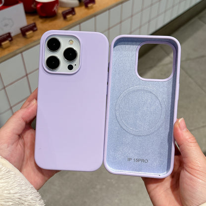 Luxury Liquid Silicone For Magsafe Case For iPhone 17 Air 16 Plus 15 14 13 12 Pro Max 17Pro Wireless Charging Skin Smooth Cover.