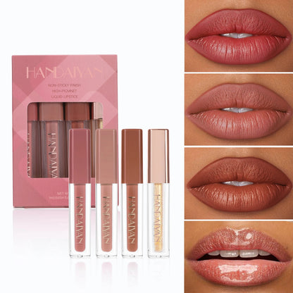 6-Piece Velvet Matte Liquid Lipstick Set with a waterproof, long-lasting, non-sticky formula in stunning nude shades. Quick-drying with up to 24-hour stay, ideal for daily use or as a makeup gift for women, Combo Pack (6 × 2.5ML each).
