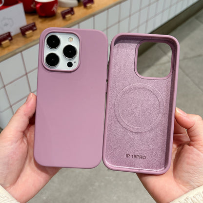 Luxury Liquid Silicone For Magsafe Case For iPhone 17 Air 16 Plus 15 14 13 12 Pro Max 17Pro Wireless Charging Skin Smooth Cover.