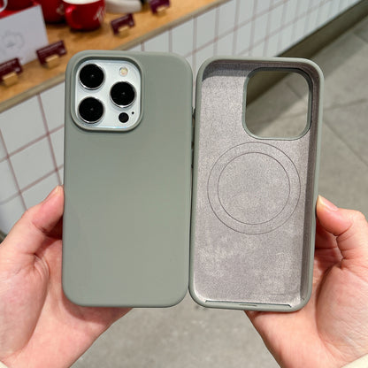 Luxury Liquid Silicone For Magsafe Case For iPhone 17 Air 16 Plus 15 14 13 12 Pro Max 17Pro Wireless Charging Skin Smooth Cover.