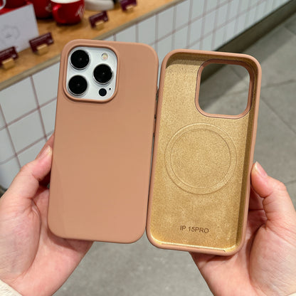 Luxury Liquid Silicone For Magsafe Case For iPhone 17 Air 16 Plus 15 14 13 12 Pro Max 17Pro Wireless Charging Skin Smooth Cover.