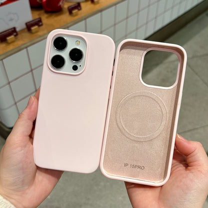 Luxury Liquid Silicone For Magsafe Case For iPhone 17 Air 16 Plus 15 14 13 12 Pro Max 17Pro Wireless Charging Skin Smooth Cover.