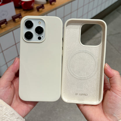 Luxury Liquid Silicone For Magsafe Case For iPhone 17 Air 16 Plus 15 14 13 12 Pro Max 17Pro Wireless Charging Skin Smooth Cover.