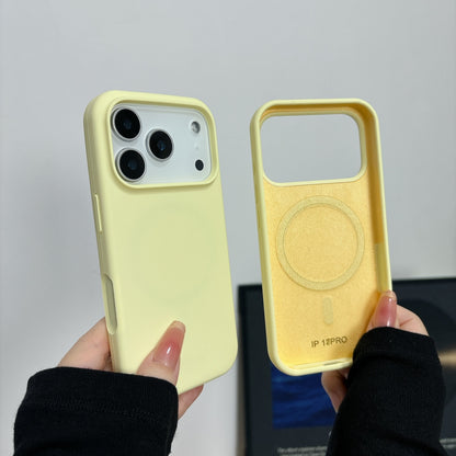 Luxury Liquid Silicone For Magsafe Case For iPhone 17 Air 16 Plus 15 14 13 12 Pro Max 17Pro Wireless Charging Skin Smooth Cover.