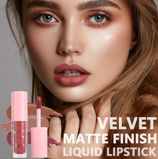 12-Piece Velvet Matte Liquid Lipstick Set with waterproof, long-lasting, non-sticky formula in stunning nude shades. Quick-drying with up to 24-hour stay, ideal for daily use or as a makeup gift for women. (2.5ML X 12 each)