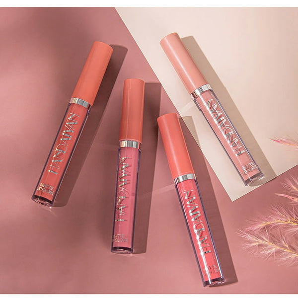 6-Piece Velvet Matte Liquid Lipstick Set with a waterproof, long-lasting, non-sticky formula in stunning nude shades. Quick-drying with up to 24-hour stay, ideal for daily use or as a makeup gift for women, Combo Pack (6 x 2.5ML each).