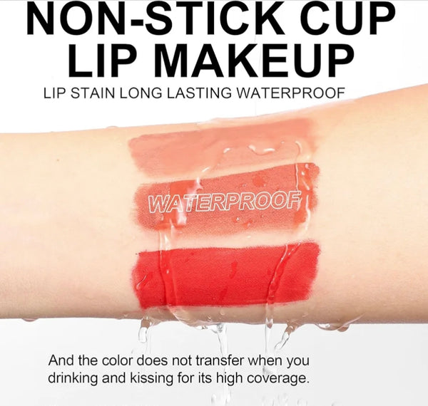 12-Piece Velvet Matte Liquid Lipstick Set with waterproof, long-lasting, non-sticky formula in stunning nude shades. Quick-drying with up to 24-hour stay, ideal for daily use or as a makeup gift for women. (2.5ML X 12 each)