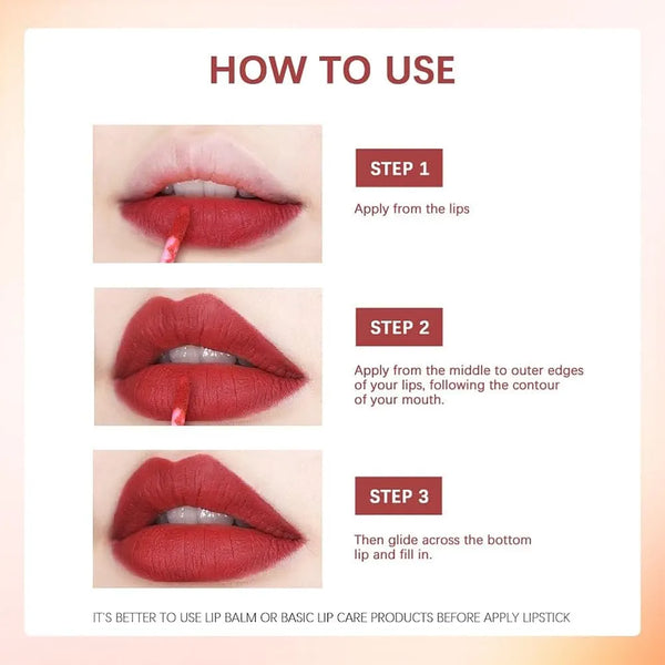 6-Piece Velvet Matte Liquid Lipstick Set with a waterproof, long-lasting, non-sticky formula in stunning nude shades. Quick-drying with up to 24-hour stay, ideal for daily use or as a makeup gift for women, Combo Pack (6 x 2.5ML each).